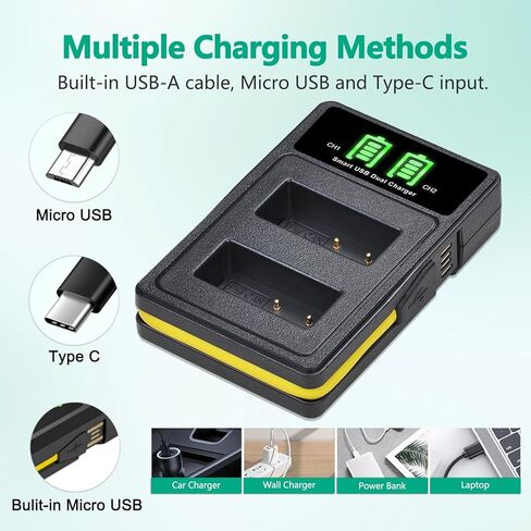 Hisewen LP-E17 بطارية 2 حزمة وشاحن LED لكاميرا Canon EOS RP R10 R8 R50 Rebel T6i T7i T8i T6s SL2 SL3 EOS M3 M5 M6 200D 77D 750D 760D 800D 8000D KISS X8i in Kuwait