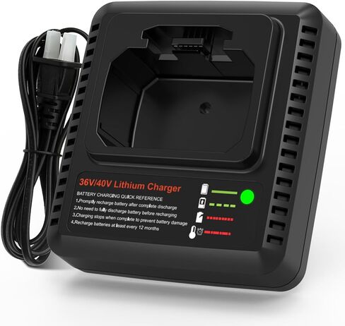 Munikind 40V LCS40 Fast Charger Replace for Black and Decker 40V Battery LCS36 LCS40 Charger for Black Decker 40V LBX2040 LBXR36 LBXR2036 LST540 LCS1240 LBX1540 LST136 in Kuwait