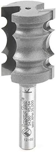 Amana Tool - 54360 Carbide Tipped Reed Edge 5/64 x 15/64 Radius x 3/4 Dia x 1" 4 S in Saudi Arabia