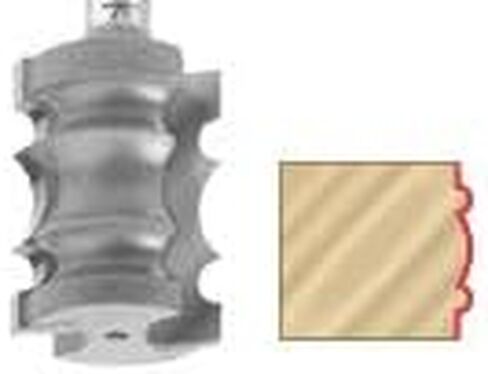 Amana Tool - 54360 Carbide Tipped Reed Edge 5/64 x 15/64 Radius x 3/4 Dia x 1" 4 S in Saudi Arabia