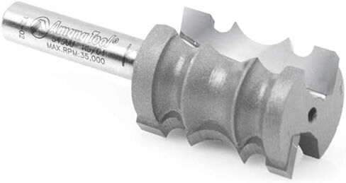 Amana Tool - 54360 Carbide Tipped Reed Edge 5/64 x 15/64 Radius x 3/4 Dia x 1" 4 S in Saudi Arabia