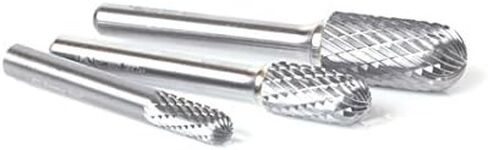 Amana Tool - BURS-120 Solid Carbide Radius Cylinder Shape 1/4 Dia x 5/8 x 1/4 Shank Double in Saudi Arabia