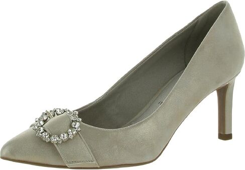 Anne Klein Womens Ravishing Padded Insole Embellished Pumps in Saudi Arabia