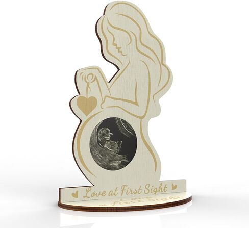 Sonogram Picture Frame, Wooden Ultrasound Picture Frame, For The Announcement of Your Pregnancy Or Baby's Birth - Nursery Decor Sonogram Photo Frame & Pregnancy Gift For First Time Moms in Saudi Arabia