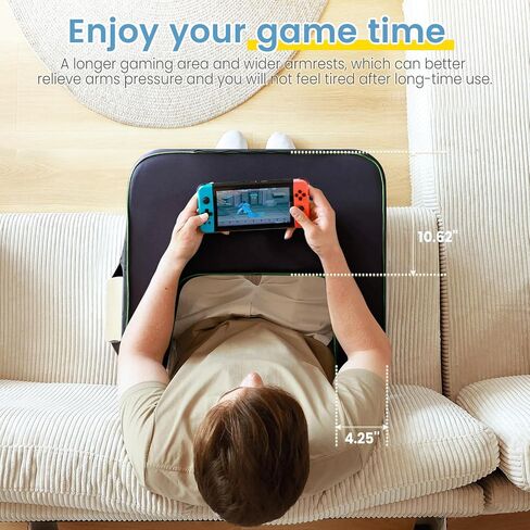 Reading Pillow for Gaming,Lap Desk Pillow for Laptop,Arm Rest Pillow for Reading, Working, Crocheting, Playing Steam Deck Switch or Sitting in Bed,Sofa in Saudi Arabia