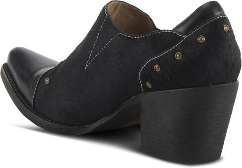 Spring Step L'Artiste Women's Empowerite Hair-On-Hide Shootie Black EU 39 / US 8.5 in Saudi Arabia