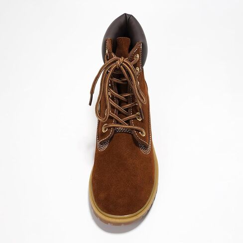 Cape Robbin Cow Suede Leather Slip-Resistant Ankle Boots Womens - Lace-Up Combat Boots - Water-Resistant Fall Moto Boots, Womens Winter Combat Boots (Alecia.A) in Saudi Arabia