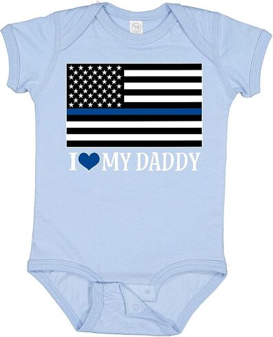 inktastic Police Officer Daddy Law Enforcement Baby Bodysuit in Saudi Arabia