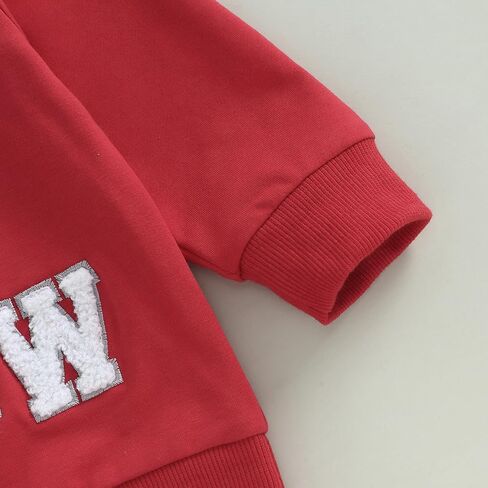 WZTYYDS Toddler Girl Christmas Sweatshirt Kids Letter Embroidery Long Sleeve Pullover Tops Fall Winter Clothes 1-6Y in Saudi Arabia