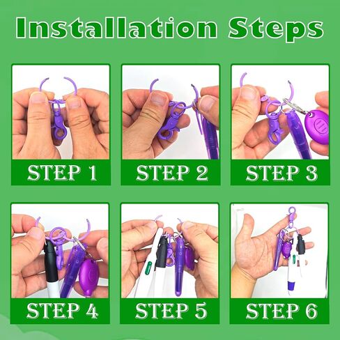 Nurse Pen Set, Badge Reel Pen Include 6PCS Highlighter and 6PCS Permanent Marker Pen and 6PCS Led Keychain Flashlight and 6PCS Ball Pen and 6pcs Nursing Keychain Clip (6 Sets) in Saudi Arabia