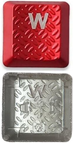 أغطية مفاتيح WASD بإضاءة خلفية تعمل باللمس ومفاتيح أسهم يسار يمين لأعلى وأسفل بديلة للوحة مفاتيح الألعاب الميكانيكية Logitech G813 G815 G913 G915 TKL RGB باللون الأحمر in Kuwait