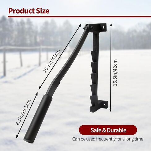 Ownsig Wall Mounted Firewood Splitter, Metal Kindling Splitter for Wood, Manual Portable Firewood Cutter for Indoor or Outdoor(Suitable for Dry Cedar and Pine) in Kuwait