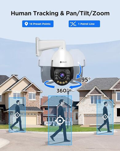كاميرا PTZ خارجية بدقة 6 ميجابكسل IP67، زووم بصري 20x، اكتشاف المركبات البشرية تنشيط الأضواء الكاشفة والألوان الليلية، كاميرا أمان PoE Speed ​​Dome، الإبحار التلقائي وتتبع الإنسان، التحدث في اتجاهين، LY-716IC20 in Kuwait