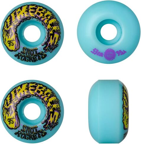 54.5mm Flame Mini OG Slime Trans Black 78a Wheels in Saudi Arabia