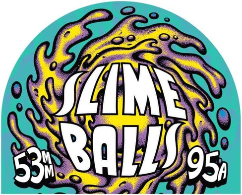54.5mm Flame Mini OG Slime Trans Black 78a Wheels in Saudi Arabia