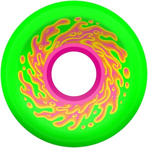 54.5mm Flame Mini OG Slime Trans Black 78a Wheels in Saudi Arabia