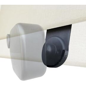SplashNColor No Drill Camera Mount Bracket, Compatible with Blink V4 – Wireless Security Holder for Outside Wall – Accessories for Outdoor House, Mounts on Vinyl siding, Includes Hardware (Black)