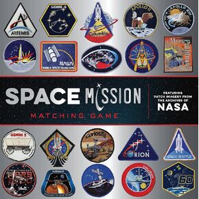Chronicle Books Space Mission Matching Game: Featuring Patch Imagery from The Archives of NASA