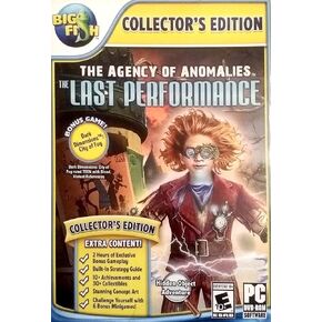 The Agency of Anomalies THE LAST PERFORMANCE Collectors Edition Hidden Object PC Game DVD-ROM