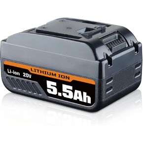 5.5Ah WA3520 Li-ion Battery Replacement for Worx Battery 20 Volt Max Lithium WA3525 WA3575 WA3578 Compatible with Worx 20V Battery WG151s WG155s WG251s