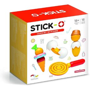 STICK O Cooking Magnetic Building Blocks Toy. Preschool STEM Toy in A Baking Theme. Chunky Stacking Toy by Magformers.