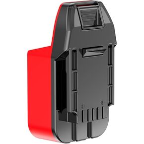 Adapter for Milwaukee M18 RED (Not V-18) Batteries, Connected to Tools for Bauer 20V, No Charging Function, Adapter Only