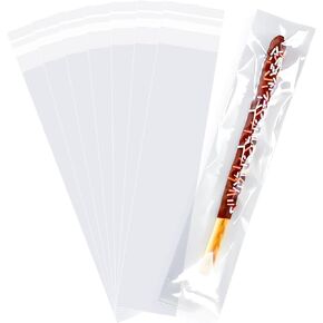 4"x 4", 4"x 6", 5"x7", Iridescent Self Sealing Cellophane Bags for Gift Wrapping, Wrapping Candies, Cookies, Chocolates, Popcorn (200 Pcs)