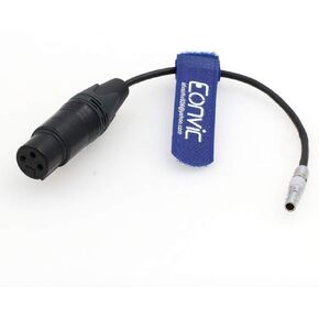 Eonvic Neutrik 3 Pin XLR Female to 00b 5 Pin Male Audio Cable for Z CAM E2 Camera