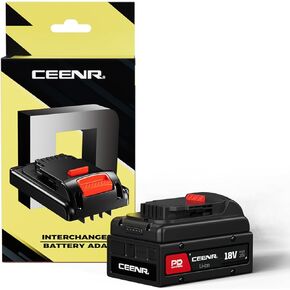 CEENR 4.0Ah PDNation Battery and Adapter Combo Compatible with Dewalt Battery Replace for Dewalt 20V Max Battery