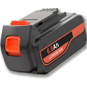 20V MAX Battery 6.0Ah Replace for Black and Decker 20V MAX Battery LBXR20 LB20 LBX20 LBX4020 Compatible with Black and Decker 20V Cordless Power Tools