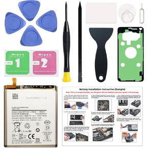 New Upgraded Battery for Galaxy A51 5G, EB-BA516ABY Replacement Battery Compatible with Samsung A51 5G, with Repair Tools & Instruction
