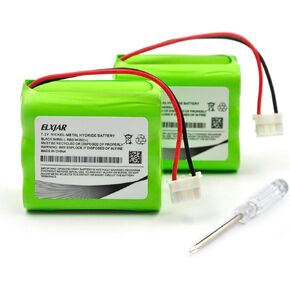 (2-Pack) 7.2V 1800mAh Ni-MH Battery Replacement for iRobot Braava 320, iRobot Braava 321, Mint 4200, Mint 4205, Floor Cleaner Robot 4408927 Automatic GPHC152M07