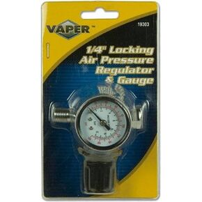 Titan Tools Vaper 19303 1/4-Inch Locking Pressure Regulator with Gauge