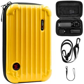 Osmo Pocket 3 Waterproof Case, Storage Case Waterproof Carry Case For DJI POCKET 3,Shockproof, dirt resistant, travel case for Gopro Hero 13 12 11 10 9 8 7 6 (Yellow)