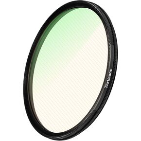 7artisans Starlight Streak Filter 67mm 72mm 77mm 82mm Movie Glare Streak Special Effects Mirror City Night Scene Movie Atmosphere Filter Video Shooting Texture, Orange