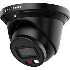 Amcrest Refurbished 4K Night Color AI Turret IP PoE Camera 49ft Full Color Nightvision, Security IP Camera, Human Detection, Perimeter Protection, 4K@15fps REP-IP8M-2779EB-AI (Black)