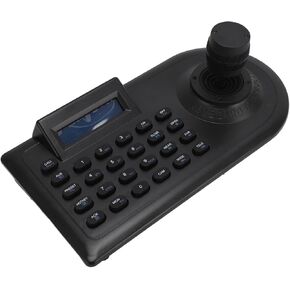 PTZ Controller, Control 32 DVR 256 Dome 3D Joystick Keyboard with LCD Screen, Simple Camera Keyboard for Wide Range of Uses (US Plug) [Video Game]