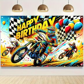 Truck Backdrop Banner Car Birthday Backdrop 5x3 Feet Monster Truck Birthday Banner Boy Truck Theme Party Supplies Photo Props Kids Party Photography Party Decor Monster Jam Party Supplies