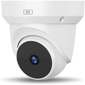2K Home Security Coax Camera, 2.4Ghz Indoor Security Camera with Person, AI Human Detection, Phone App for Pet/Baby Monitor.WiFi Camera for Two-Way Audio,Night Vision (Home Camera(Q1))