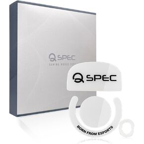 QSPEC Professional Gaming Mouse Sole for G PRO X SUPERLIHGT Gaming Mouse Super Round Edge Processing (Fuji_White), G PRO X Superlight