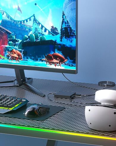 محول PS VR2 متوافق مع PS VR2، ومحول PS VR2 للكمبيوتر الشخصي، ومجموعة طاقة المحول وكابل DisplayPort، وتوسيع مكتبة ألعاب PS VR2 لتشغيل الألعاب على الكمبيوتر in Kuwait