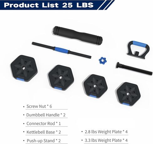 مجموعات الدمبل فيفيتوري أوزان قابلة للتعديل، مجموعة دمبل أوزان مجانية مع موصل، مجموعة دمبل قابلة للتعديل غير قابلة للدوران، مجموعة أوزان الحديد لصالة الألعاب الرياضية المنزلية، مسدس، خليط الأسمنت in Kuwait