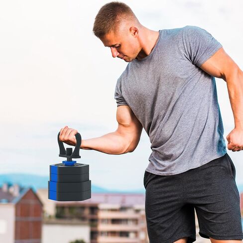 مجموعات الدمبل فيفيتوري أوزان قابلة للتعديل، مجموعة دمبل أوزان مجانية مع موصل، مجموعة دمبل قابلة للتعديل غير قابلة للدوران، مجموعة أوزان الحديد لصالة الألعاب الرياضية المنزلية، مسدس، خليط الأسمنت in Kuwait