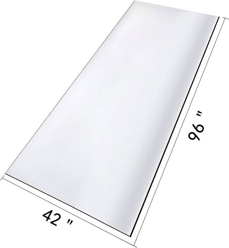 VEVOR Plastic Table Cover, 54 x 54 Inch 1.5 mm Thick Clear Table Protector, Square PVC Desk Mat, Waterproof & Easy Cleaning Desk Pad Tablecloth, for Office Dresser Dining Room Table Night Stand in Saudi Arabia