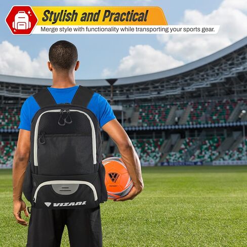 Vizari 'Avila' Soccer Sports Carrybag | Versatile Multiple Sports Bag for Ultimate Convenience in Saudi Arabia