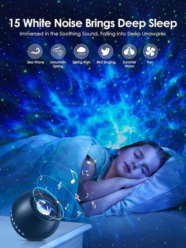 Star Projector, 15 Colors Galaxy Projector for Bedroom Adults,15 White Noise Star Projector for Ceiling for Adults ,Bluetooth Star Projector Galaxy Light Projector, Star Lights for Ceiling Projector in Saudi Arabia