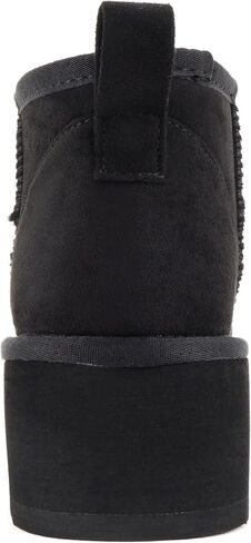 Soda “Benji" ~ Women Round Toe Flatform Sherpa-lined Ankle Bootie in Kuwait