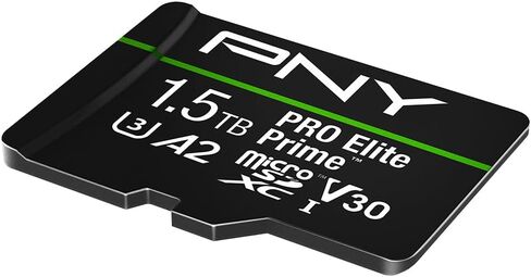 PNY 256GB PRO Elite Prime™ C10 U3 V30 A2 microSDXC Flash Memory Card – Ultra-Fast Speeds, Read 200MB/s, Write 150MB/s, 4K UHD, Full HD, UHS-I, for Smartphones, Drones, Action Cameras, 2-Pack in Kuwait