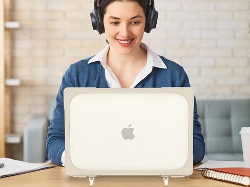 تصميم مسند Teryeefi لجهاز MacBook Air 13.6 بوصة، إصدار 2022، شريحة M2 A2681 مع معرف اللمس وشبكية العين، غطاء صلب واقٍ شديد التحمل مقاوم للصدمات + غطاء لوحة مفاتيح + محول OTG، XKK-أسود in Kuwait