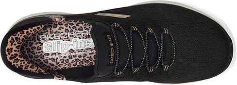 حذاء رياضي نسائي من Skechers - طراز Summits-Leopard Chic بدون استخدام اليدين in Saudi Arabia